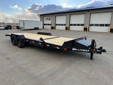 New 2026 Hillcrest 82 X16'+6' 15.4K Demco Coupler Partial Tilt Trailer