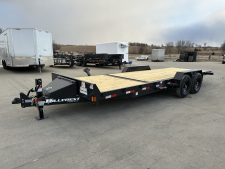 New 2026 Hillcrest 82"X16'+6' 15.4K Demco Coupler Partial Tilt Trailer