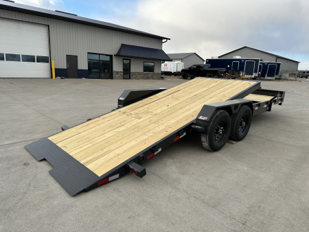 New 2026 Hillcrest 82"X16'+6' 15.4K Demco Coupler Partial Tilt Trailer
