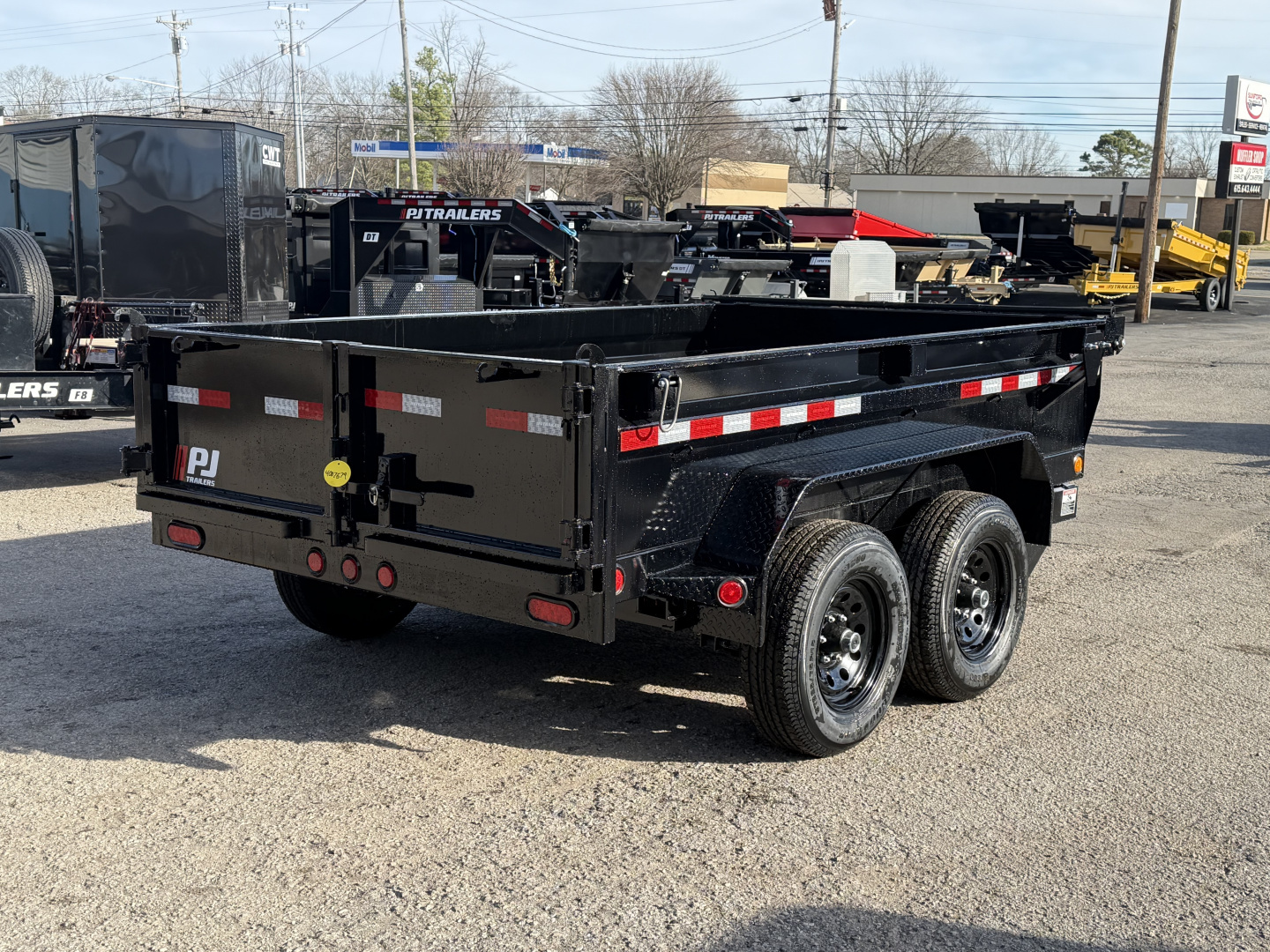 New 2026 PJ Trailers 72" x 10' Tandem Axle Dump (D3) 10K GVWR Trailer