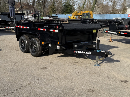 New 2026 PJ Trailers 72" x 10' Tandem Axle Dump (D3) 10K GVWR Trailer