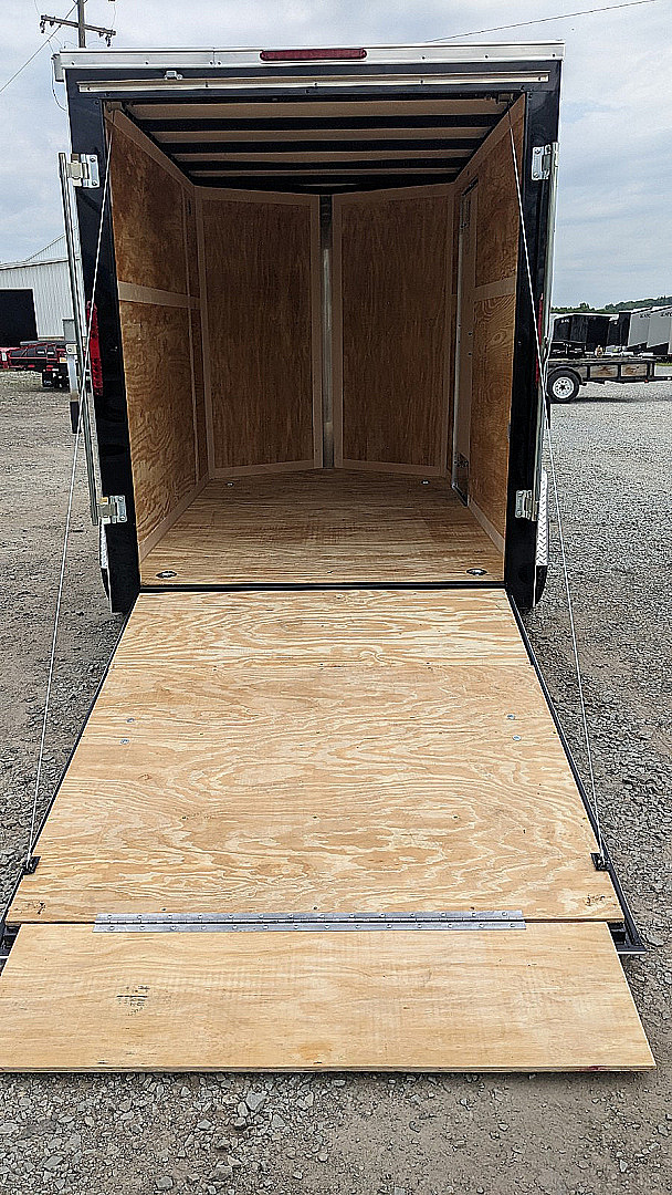 New 2026 Homesteader 6x12 Intrepid V-Nose Cargo Trailer w/ Ramp Door