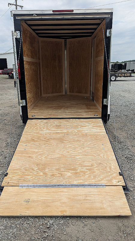 New 2026 Homesteader 6x12 Intrepid V-Nose Cargo Trailer w/ Ramp Door