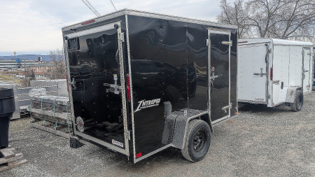 New 2026 Homesteader 6x12 Intrepid V-Nose Cargo Trailer w/ Ramp Door