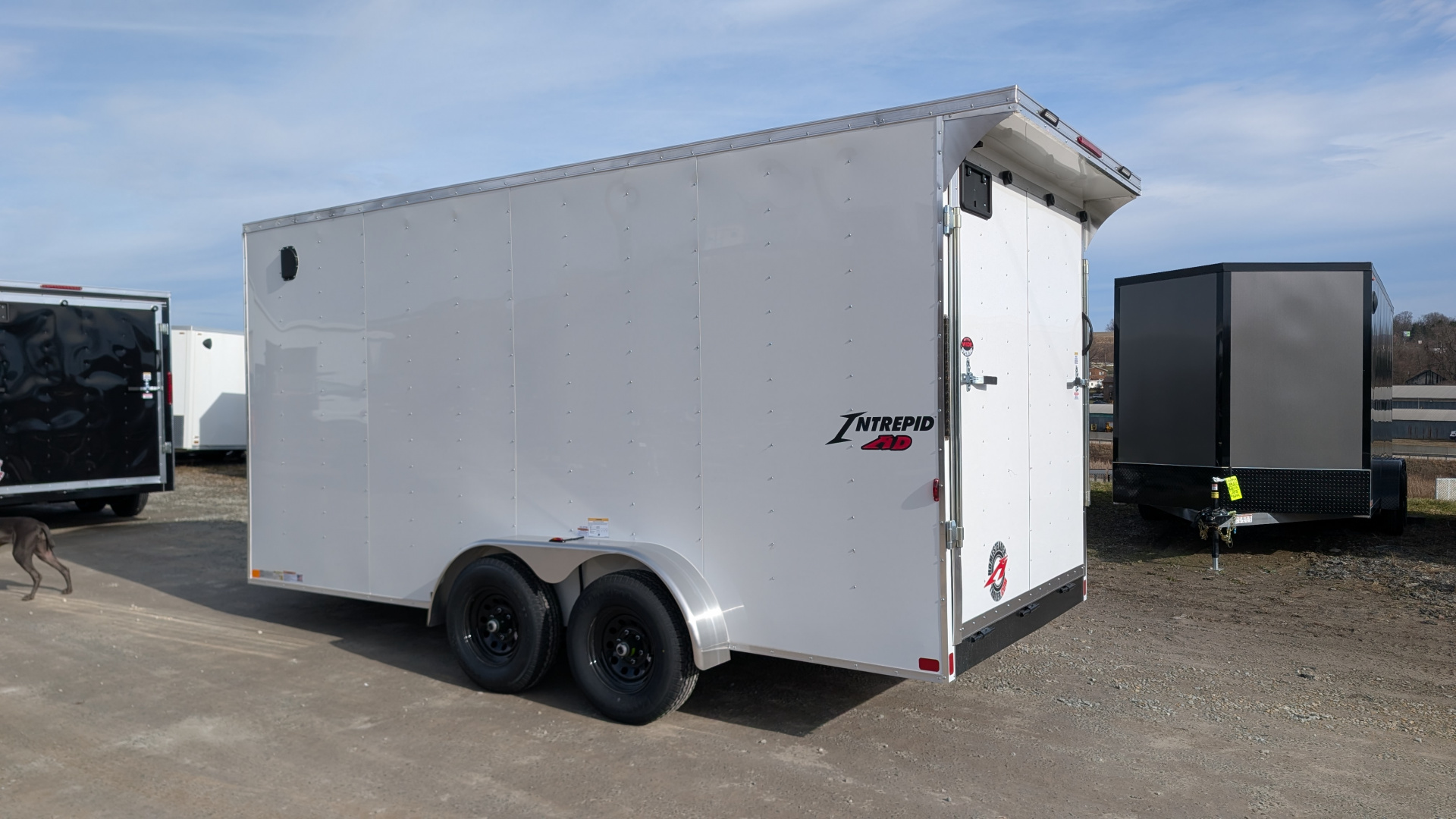 New 2025 Homesteader 7x16 HD SERIES Intrepid V-Nose Cargo Trailer w/ Ramp Door (9950# GVW)