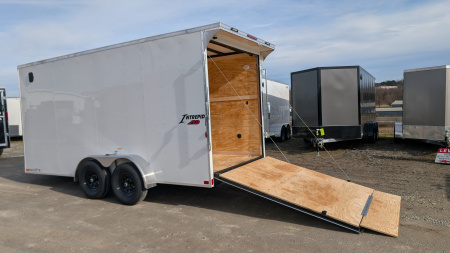 New 2025 Homesteader 7x16 HD SERIES Intrepid V-Nose Cargo Trailer w/ Ramp Door (9950# GVW)
