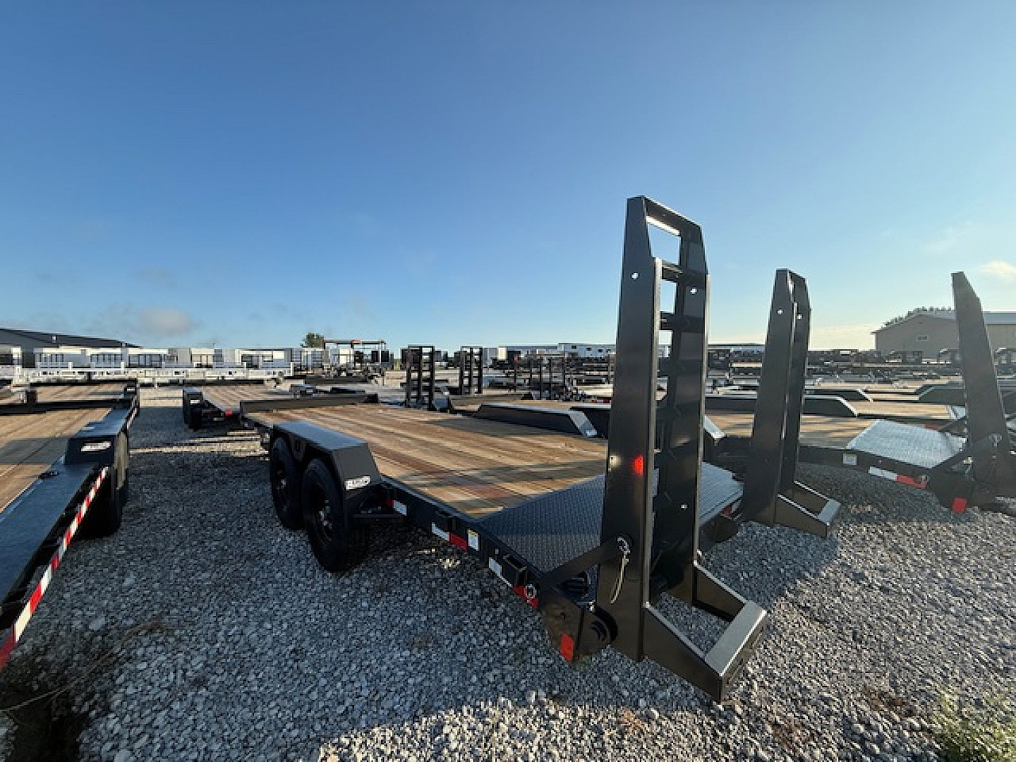 New 2026 Hillcrest Charcoal 82"x18'+2' 15.4k Demco Equipment Trailer