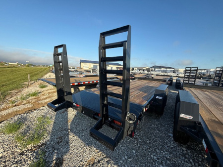 New 2026 Hillcrest Charcoal 82"x18'+2' 15.4k Demco Equipment Trailer