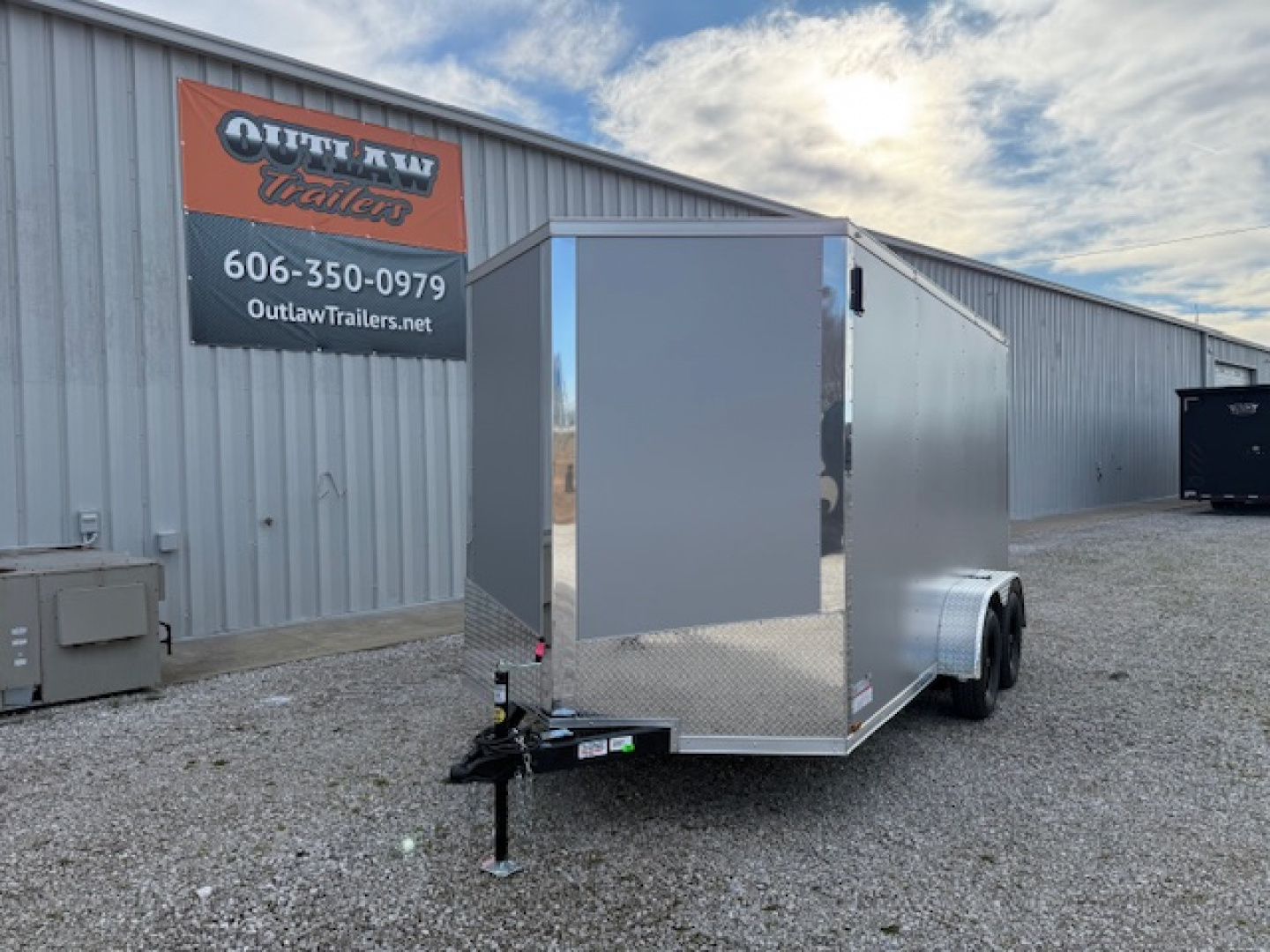 New 2026 Outlaw Trailers 7x14 7k W/ E-track Cargo / Enclosed Trailer