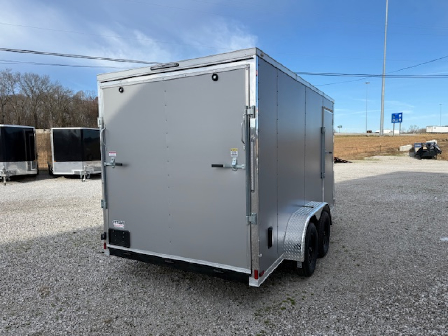 New 2026 Outlaw Trailers 7x14 7k W/ E-track Cargo / Enclosed Trailer