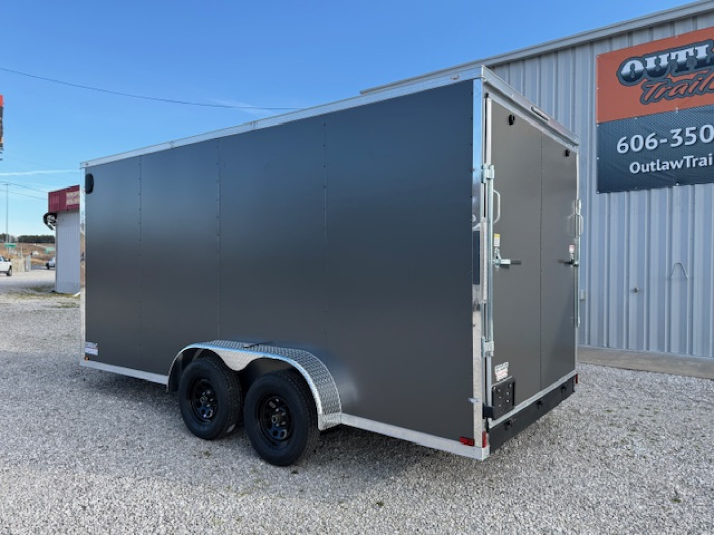 New 2026 Outlaw Trailers 7X16 7K Cargo / Enclosed Trailer