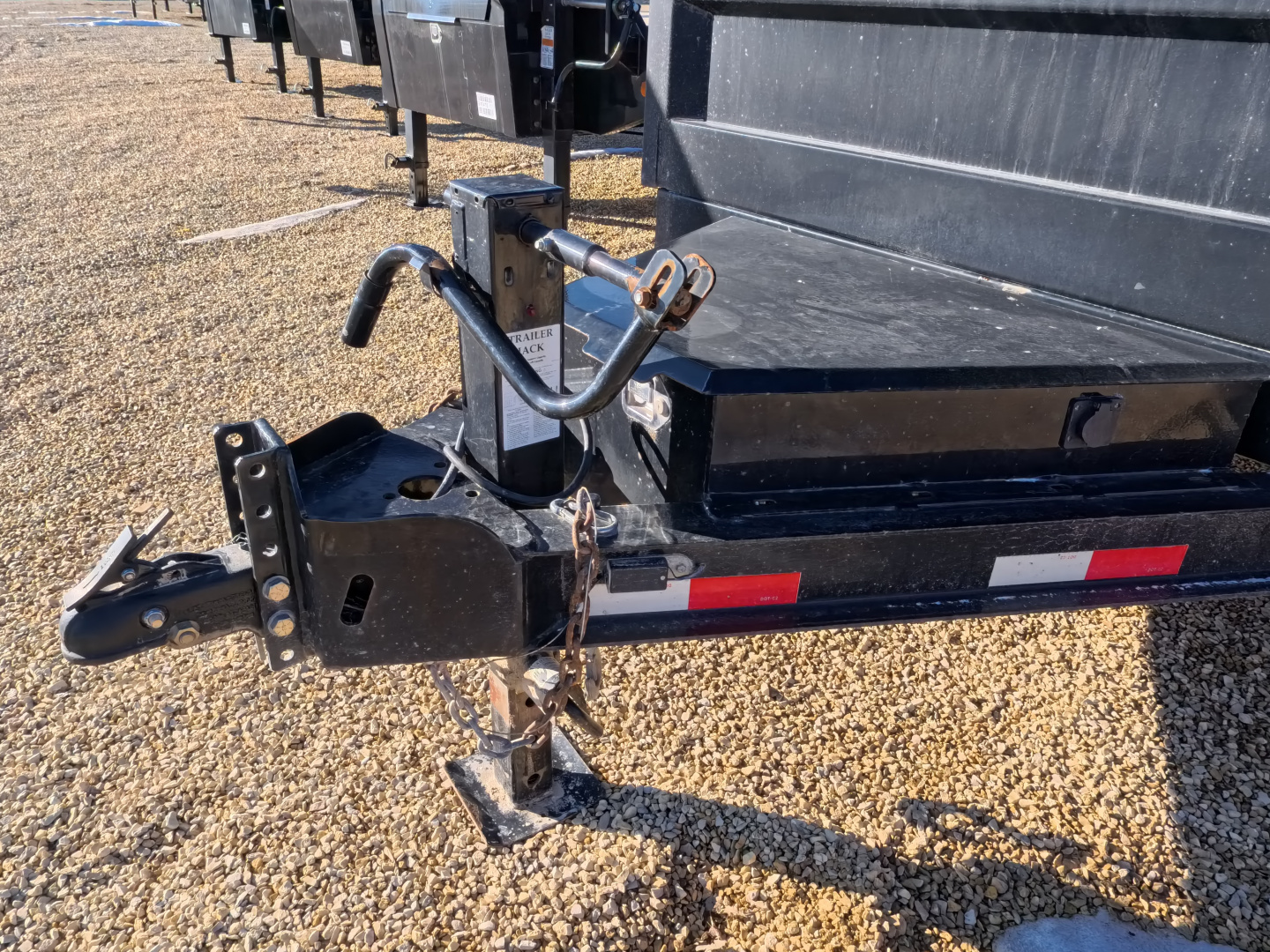 Used 2022 USED Iron Bull 72 x 12 DTB Dump Trailer with 14,999 lb. GVWR