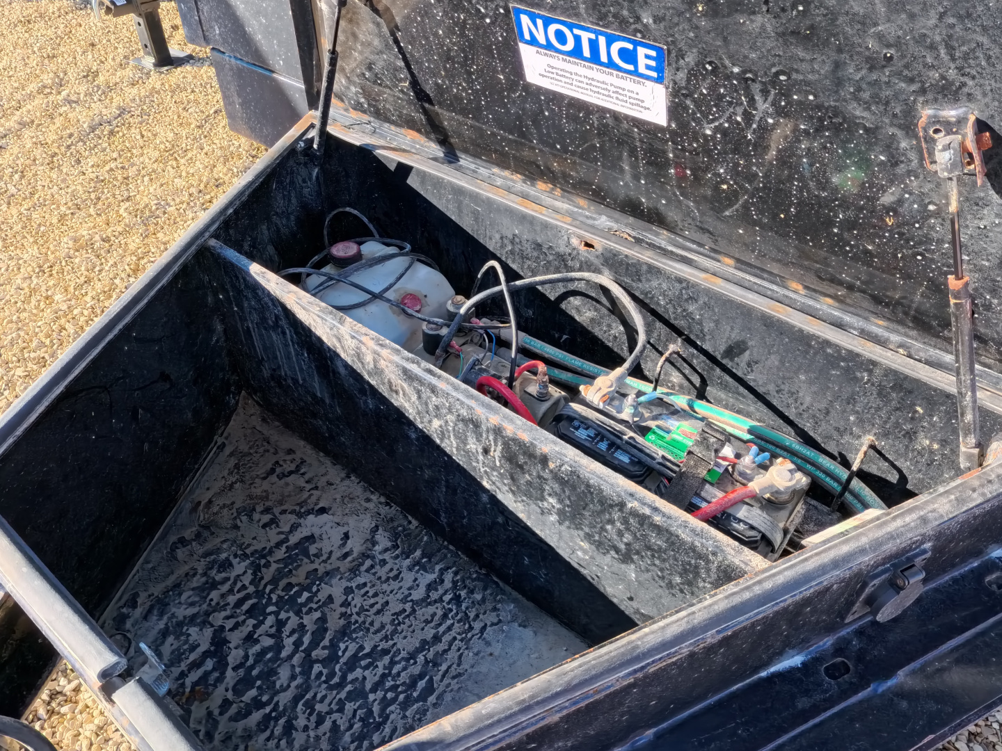 Used 2022 USED Iron Bull 72 x 12 DTB Dump Trailer with 14,999 lb. GVWR