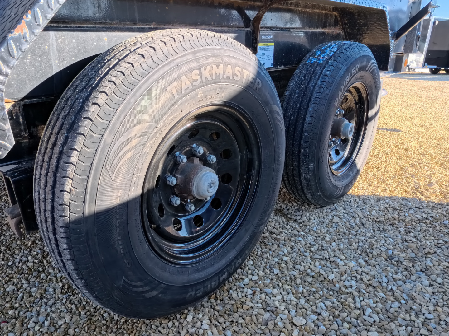 Used 2022 USED Iron Bull 72 x 12 DTB Dump Trailer with 14,999 lb. GVWR