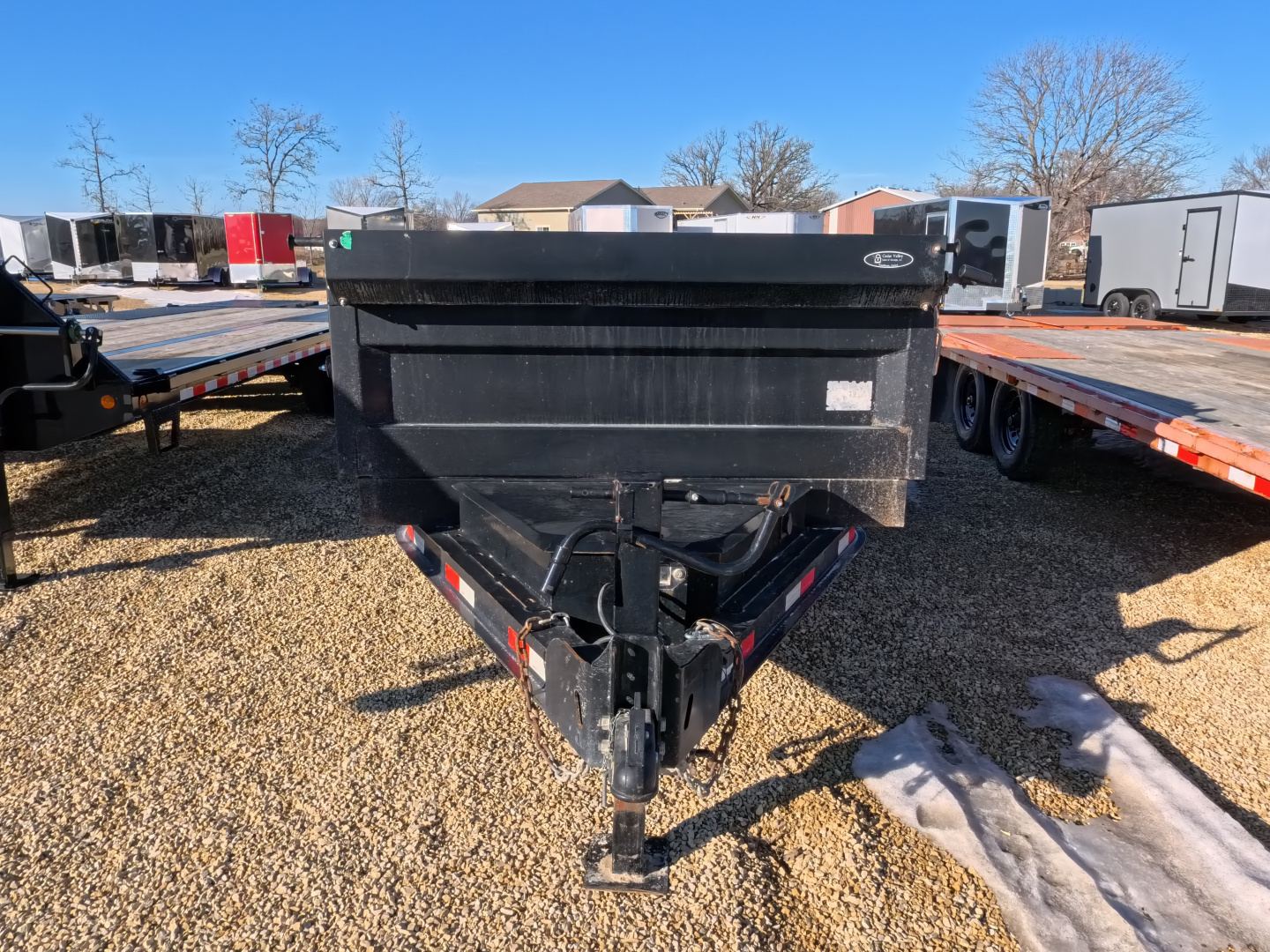 Used 2022 USED Iron Bull 72 x 12 DTB Dump Trailer with 14,999 lb. GVWR