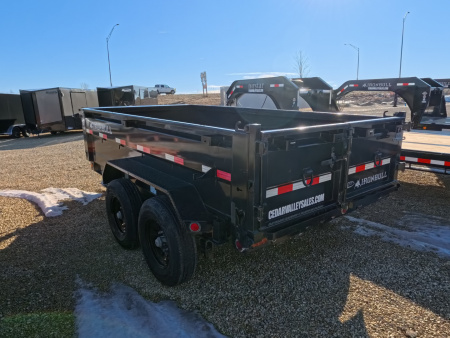 Used 2022 USED Iron Bull 72 x 12 DTB Dump Trailer with 14,999 lb. GVWR