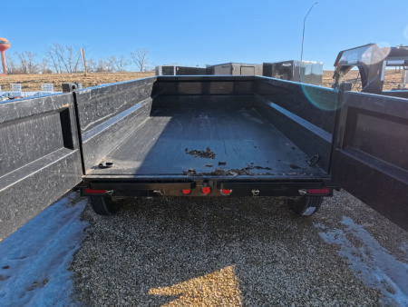 Used 2022 USED Iron Bull 72 x 12 DTB Dump Trailer with 14,999 lb. GVWR