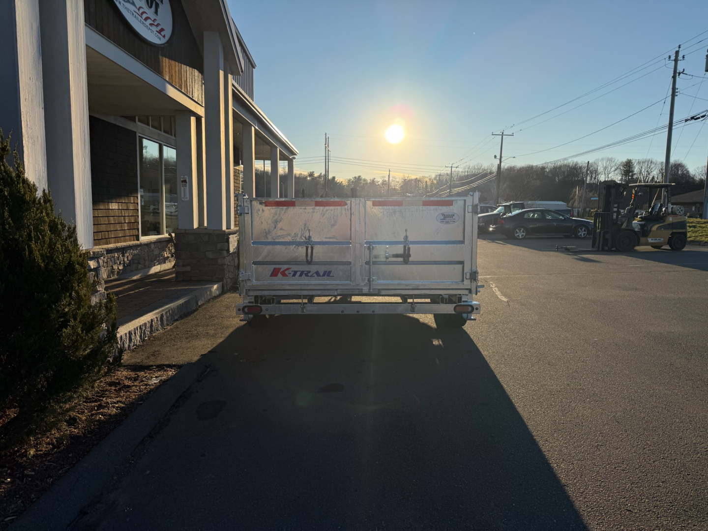 New K-Trail 6'10" x 14' Heavy Duty Dump Trailer 14K