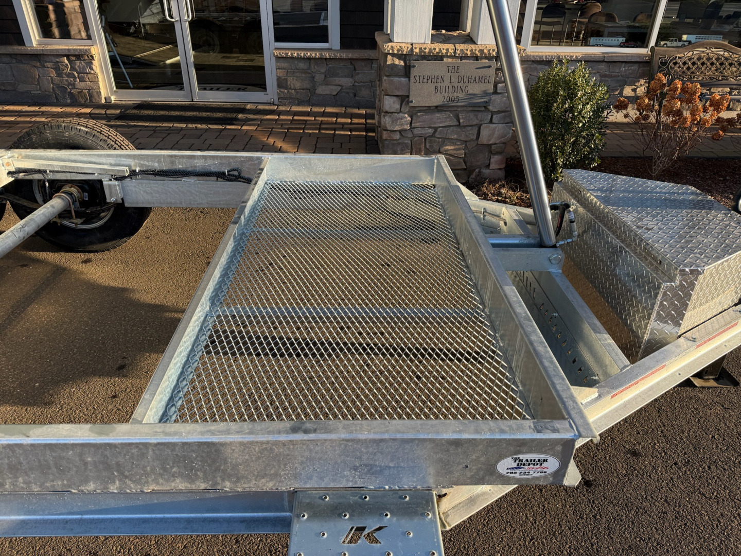 New K-Trail 6'10" x 14' Heavy Duty Dump Trailer 14K