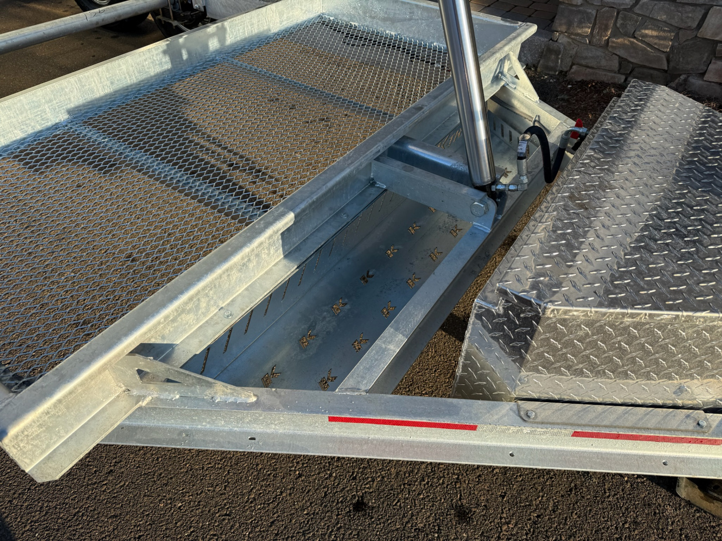 New K-Trail 6'10" x 14' Heavy Duty Dump Trailer 14K