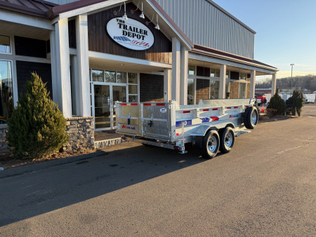 New K-Trail 6'10" x 14' Heavy Duty Dump Trailer 14K
