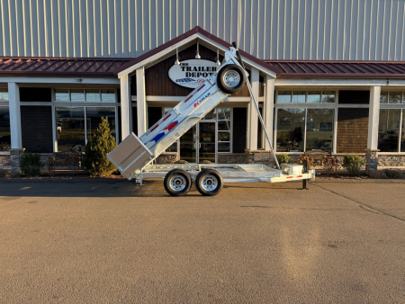 New K-Trail 6'10" x 14' Heavy Duty Dump Trailer 14K