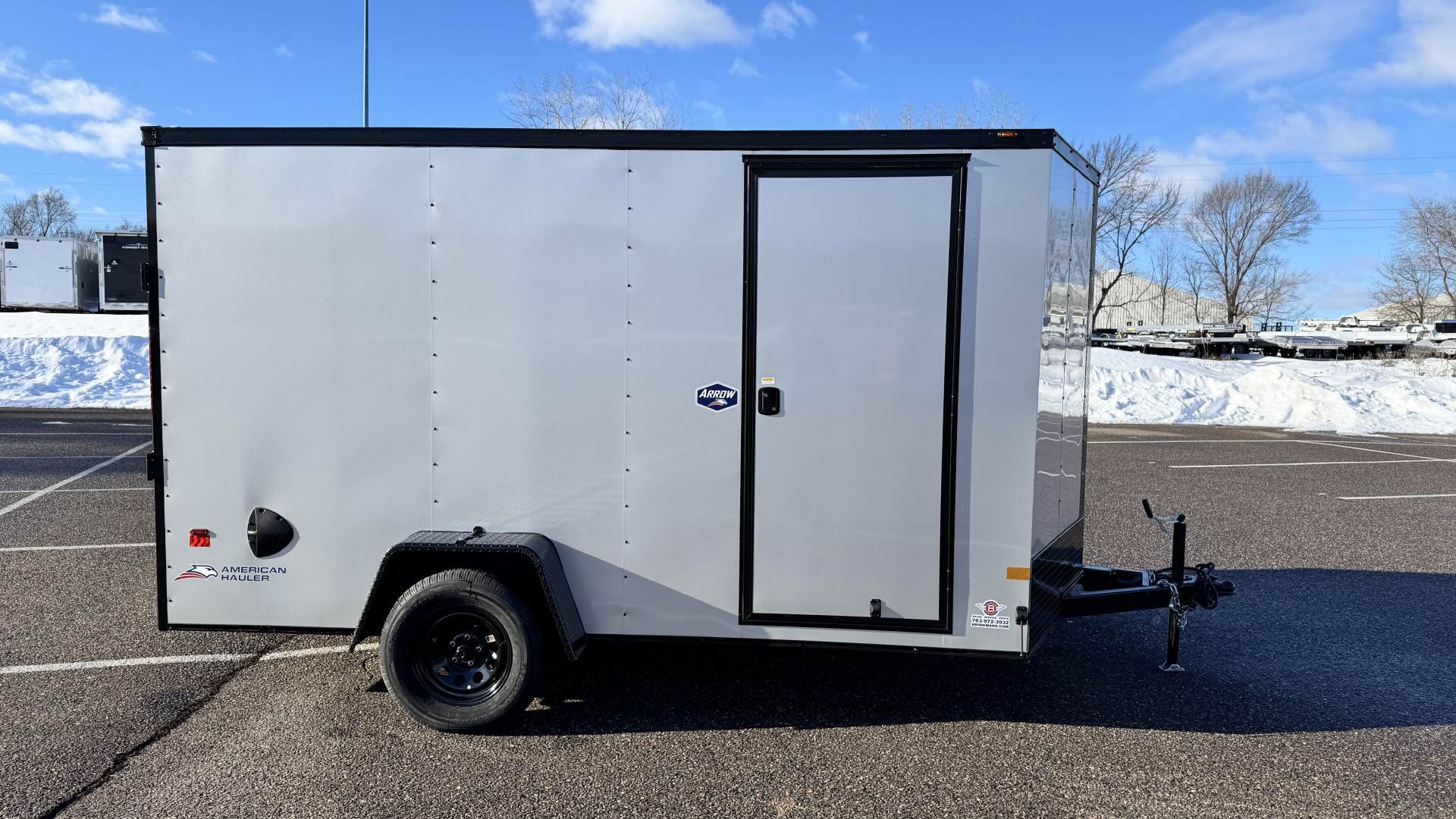 7×12 Enclosed Cargo Trailer photo 5