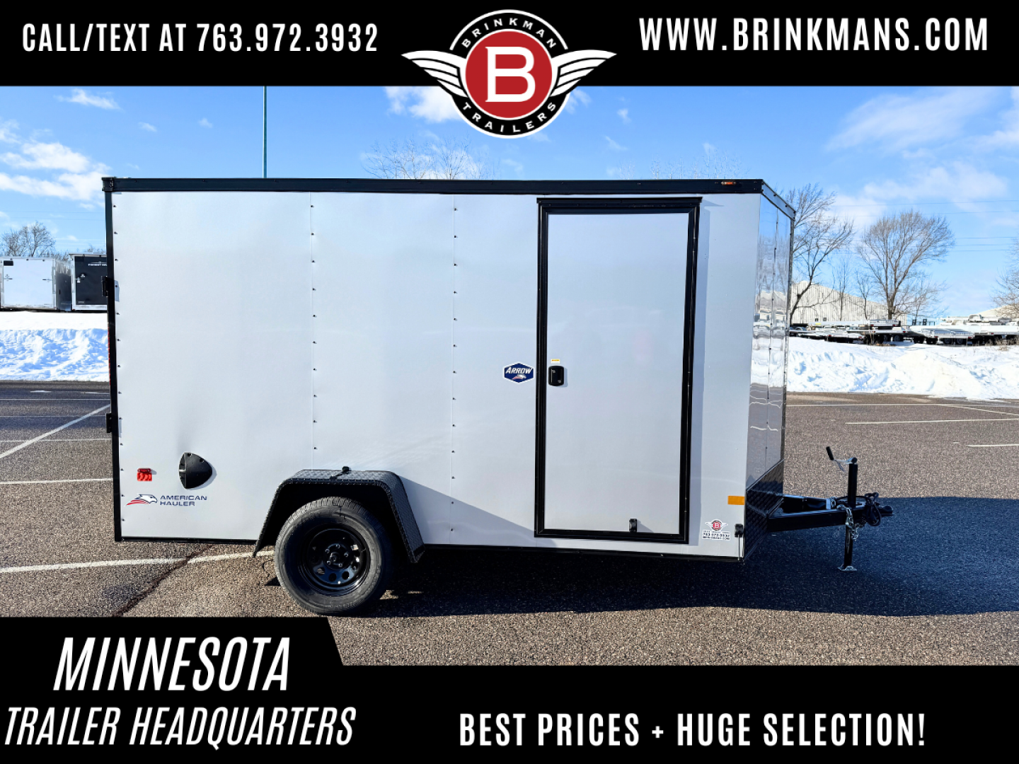 7×12 Enclosed Cargo Trailer