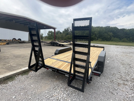 New 2026 Trailblazer 82X20 EQUIPMENT TRAILER W/STAND UP RAMPS