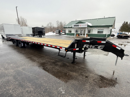 New 2026 Rice Trailers 102 X30' DECKOVER PINTLE Equipment Trailer