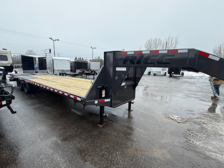 New 2026 Rice Trailers 102 X30' GOOSENECK Deckover Trailer