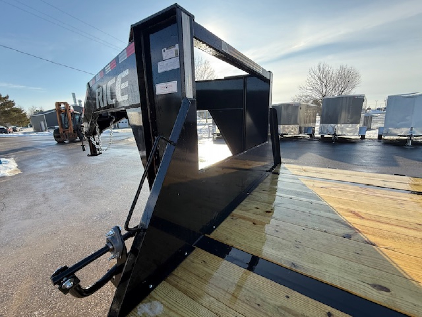New 2026 Rice Trailers 102"X30' GOOSENECK Deckover Trailer