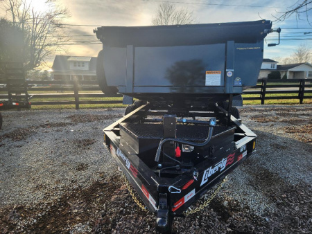 New 2026 Liberty 14K 83X14 Scissor Hoist Dump Trailer