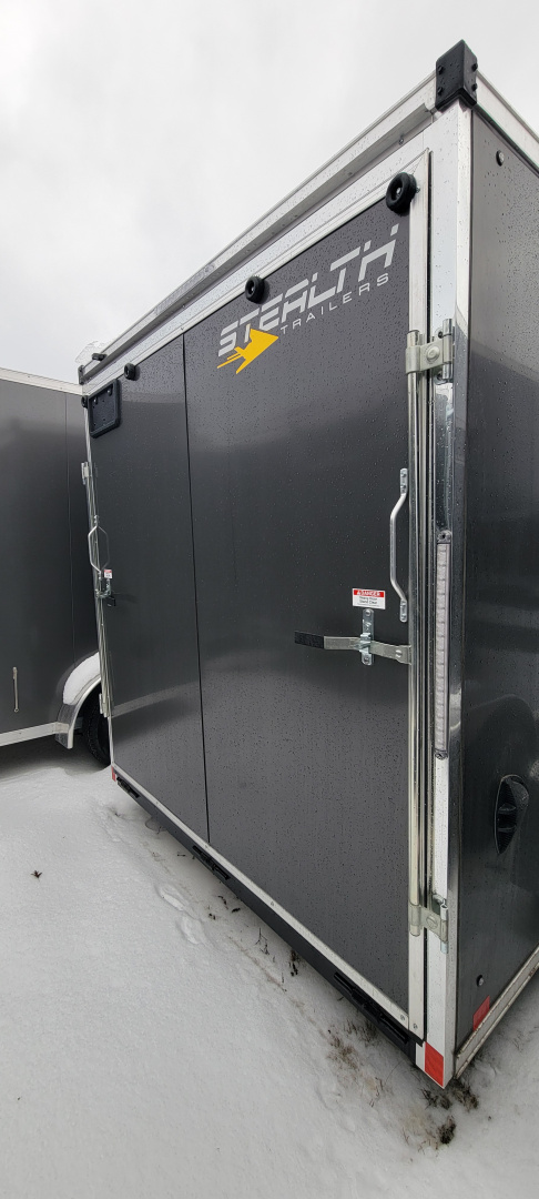 New 2025 Stealth Trailers 7X12 CHARCOAL7'TALL 3.5K Cargo / Enclosed Trailer