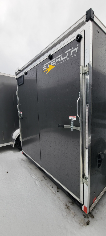 New 2025 Stealth Trailers 7X12 CHARCOAL7'TALL 3.5K Cargo / Enclosed Trailer