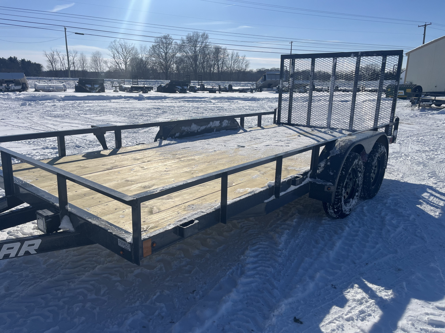 New 2026 Lamar Trailers 83x16 Utility Trailer 7K