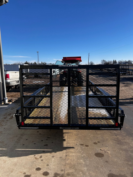 New 2026 H&H Trailers 82"X16' Rail Side Utility 7k gvwr Utility Trailer