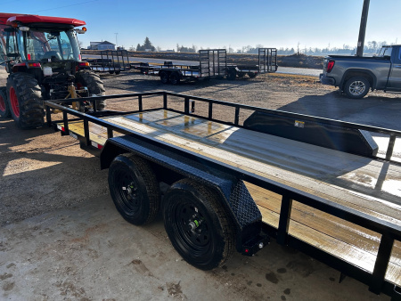 New 2026 H&H Trailers 82"X16' Rail Side Utility 7k gvwr Utility Trailer