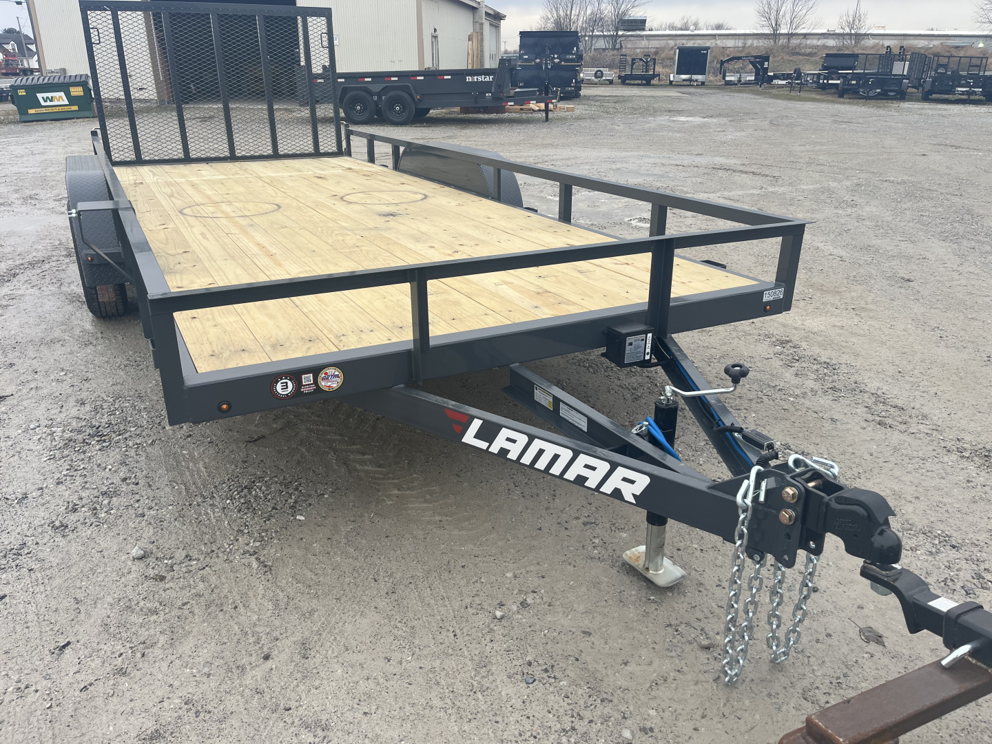 New 2026 Lamar Trailers 83x18 Utility Trailer 7K GVWR