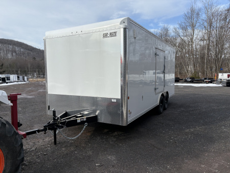 New 2026 Car Mate Trailers 8.5x20 10K 7' Interior Car / Racing Trailer with Escape Door, Torsion Axles