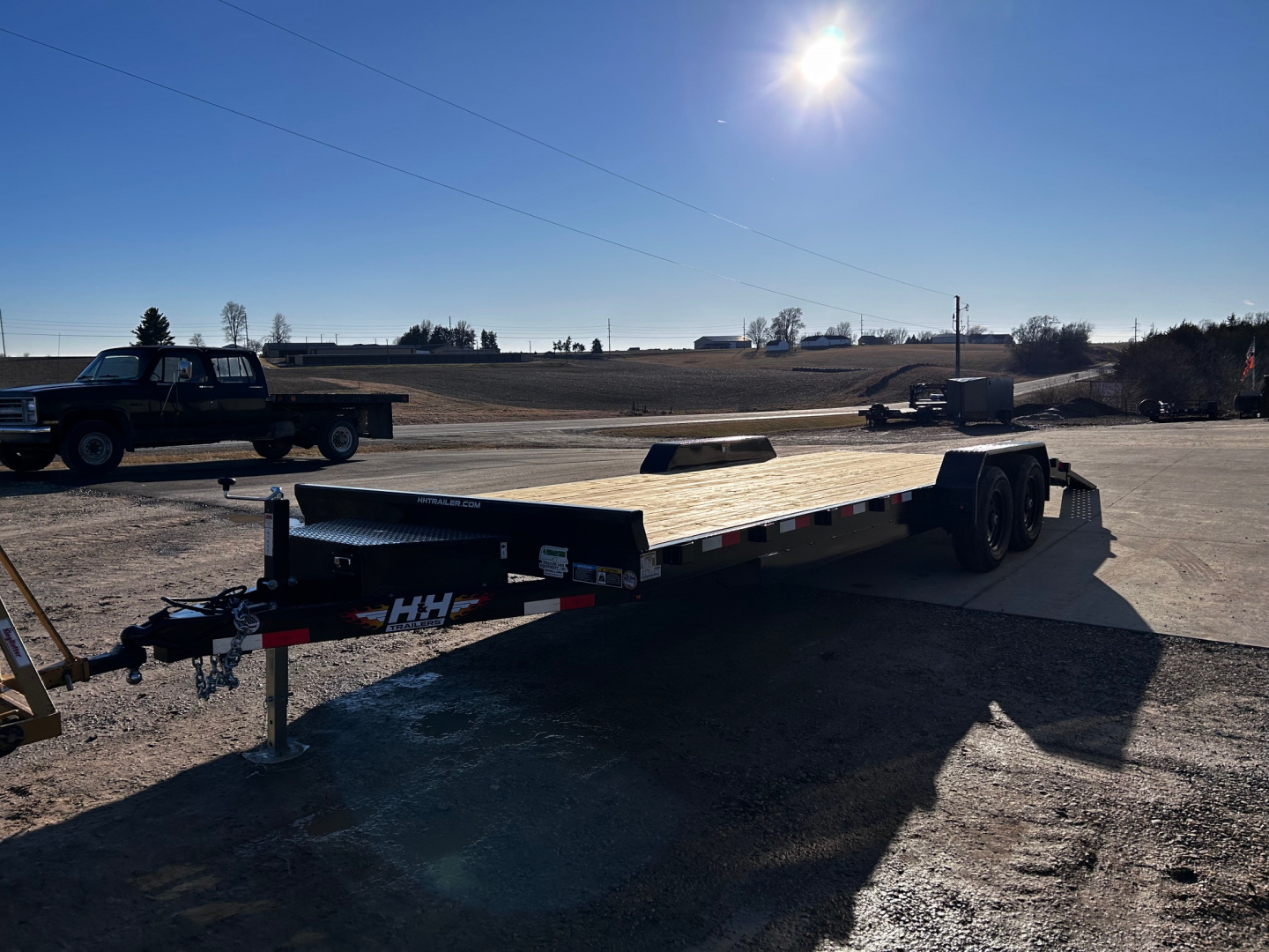 New 2026 H&H Trailers 82X22 9.9K SLIDE-OUT RAMPS Car / Racing Trailer