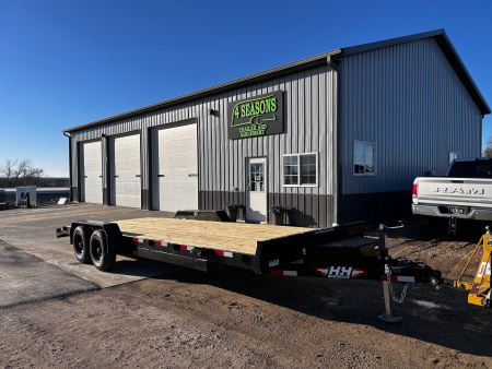 New 2026 H&H Trailers 82X22 9.9K SLIDE-OUT RAMPS Car / Racing Trailer