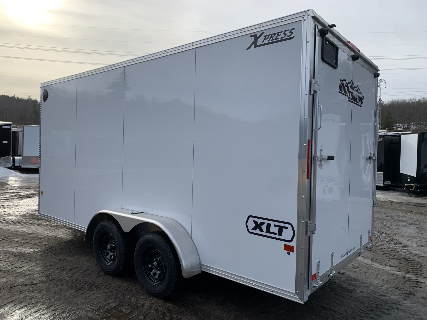 New 2026 High Country 7x16 + 18" V-Nose/ XLT Aluminum trailer / 7'interior -7000GVW