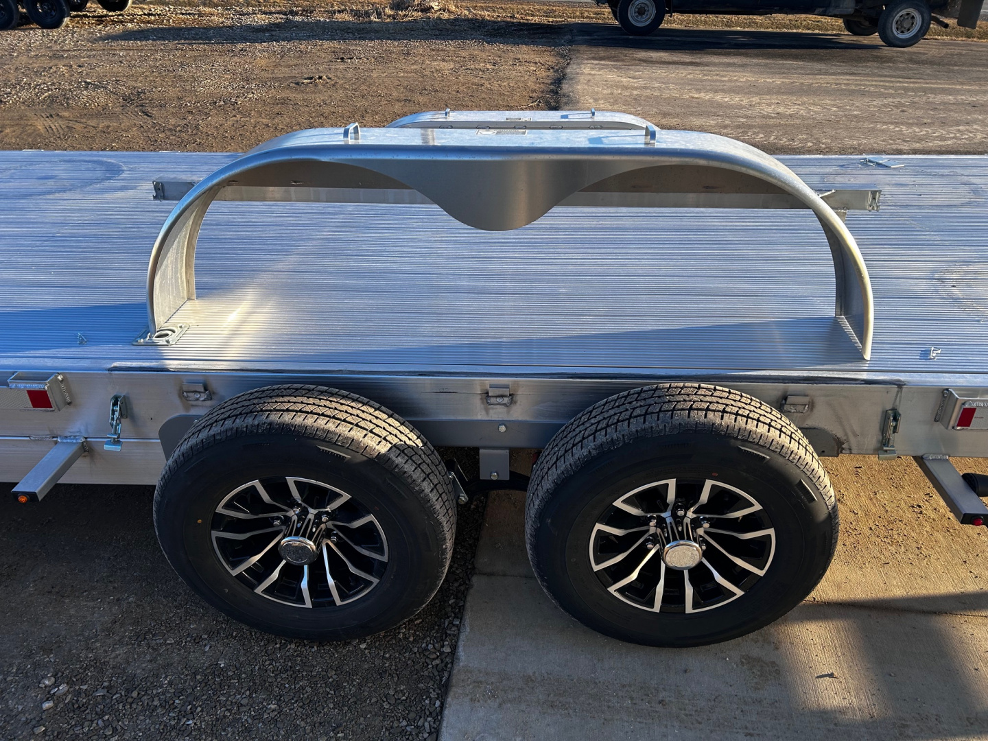 New 2026 H&H Trailers 82X24 9.9K GVWR ALUMINUM Car / Racing Trailer