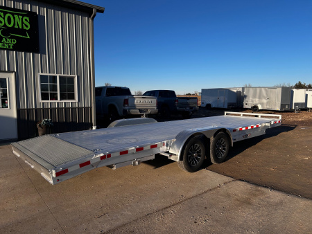 New 2026 H&H Trailers 82X24 9.9K GVWR ALUMINUM Car / Racing Trailer