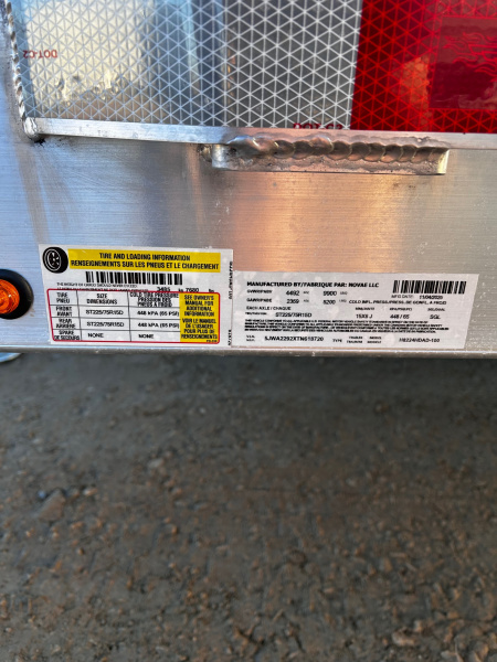 New 2026 H&H Trailers 82X24 9.9K GVWR ALUMINUM Car / Racing Trailer