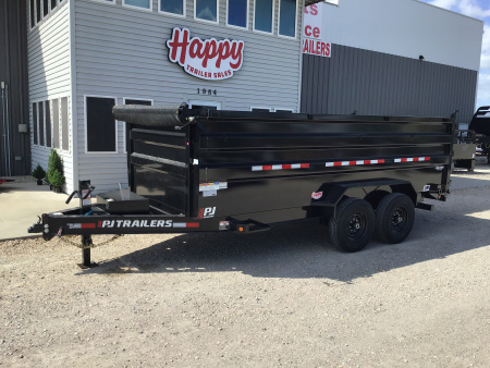 2026 PJ 83"x16' BP Tandem Axle Low Pro High Side Dump w/ 48" Sides – DM