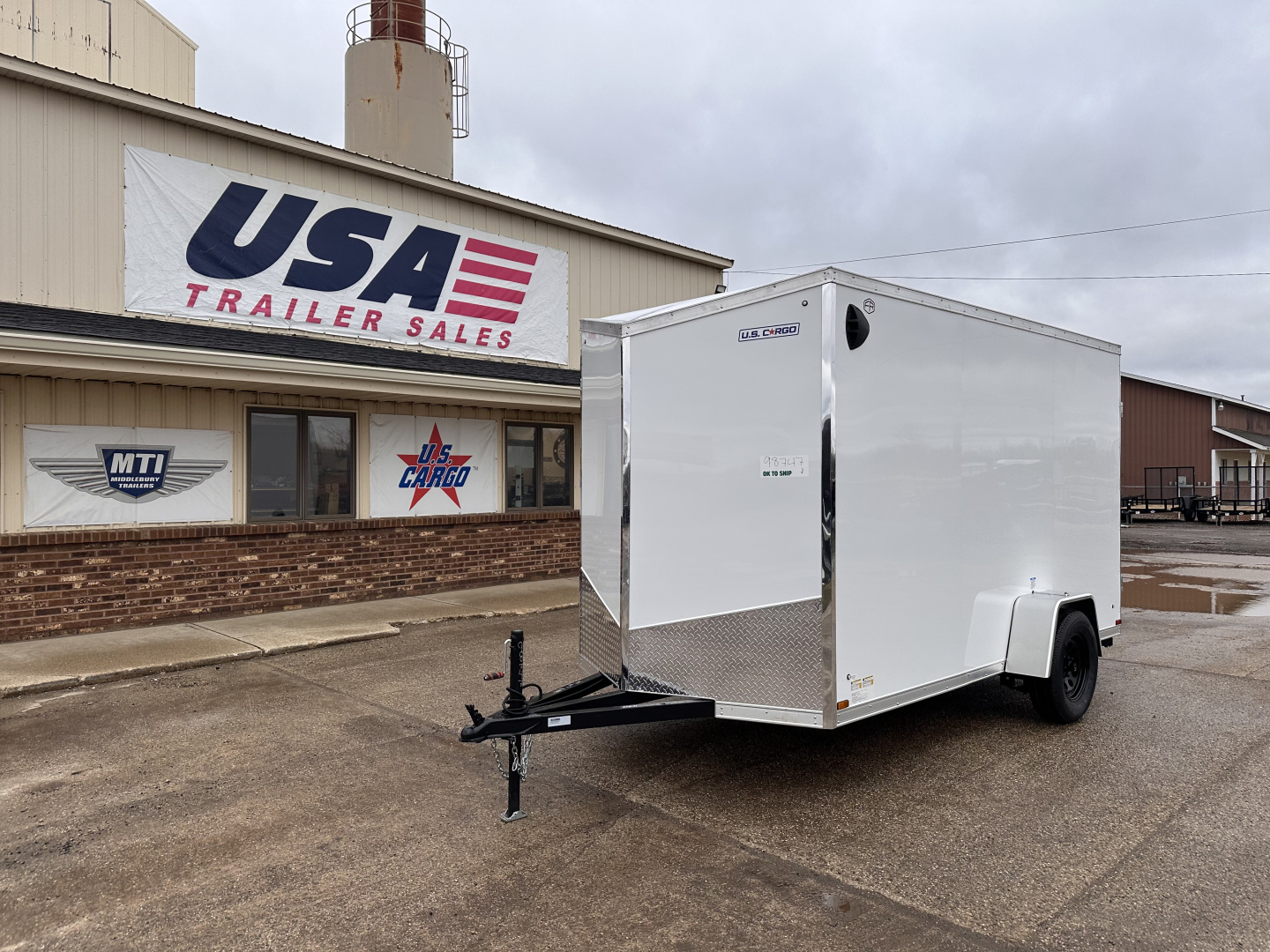 New 2026 US Cargo 6x12 Scout 3k V-Nose Cargo / Enclosed Trailer