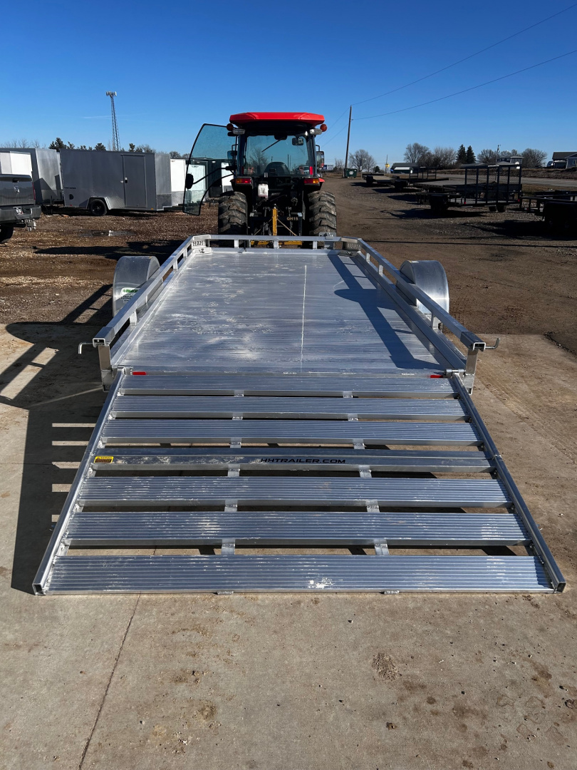 New 2026 H&H Trailers 78"X14' SA Aluminum bi-fold gate Utility Trailer