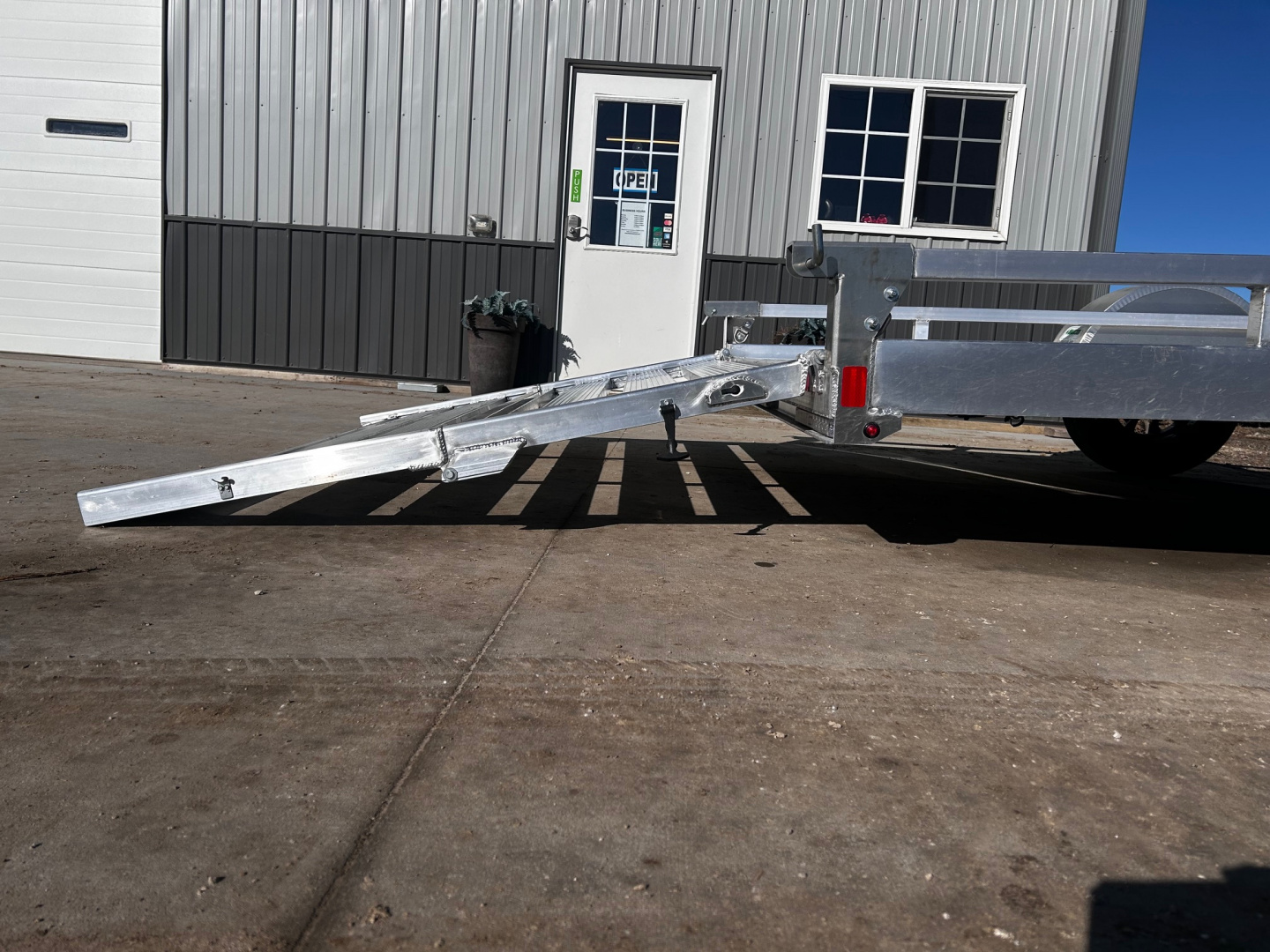 New 2026 H&H Trailers 78"X14' SA Aluminum bi-fold gate Utility Trailer